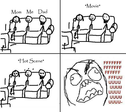 Awkward Movie Moment With Family